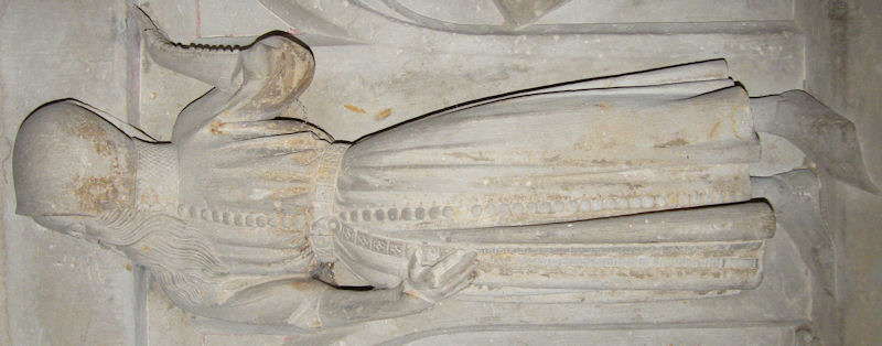 Germany Arnstadt Liebfrauenkirche Gunter XXV 1368 and wife Elisabeth of Honstein 1381 servant 2